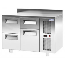 Стол холодильный POLAIR TM2-21-GC с бортом