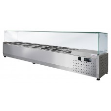 Витрина холодильная Finist ToppingBox НХВсп-7 с прямоугольным стеклом