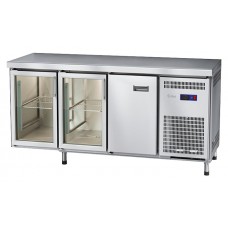 Стол морозильный Abat СХН-60-02 (1 дверь, 2 дверь-стекло, без борта)