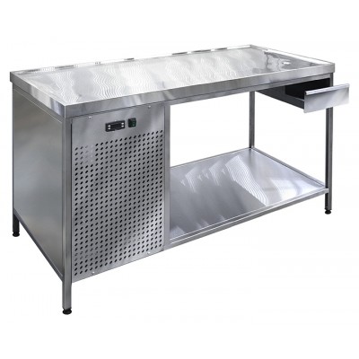 Стол холодильный Finist СХСо-1500-700 (боковой холодильный агрегат)