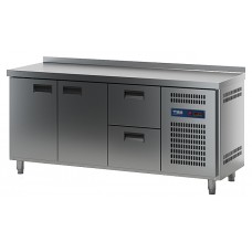 Стол холодильный ТММ СХСБ-2/2Д-2Я (1835x600x870)