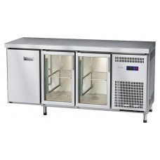 Стол морозильный Abat СХН-60-02 (2 двери-стекло, 1 дверь, без борта)
