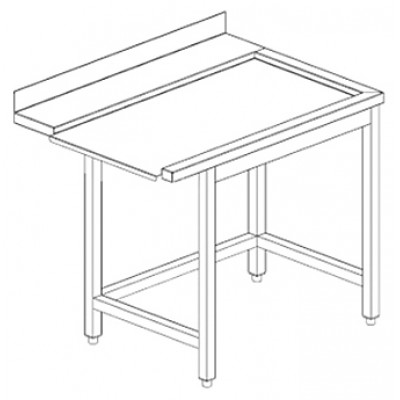 Стол для посудомоечной машины BSV-inox СВЭ 7,507