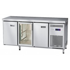 Стол морозильный Abat СХН-60-02 (1 дверь, 1 дверь-стекло, 1 дверь, без борта)