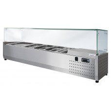 Витрина холодильная Finist ToppingBox НХВсп-4.5 с прямоугольным стеклом