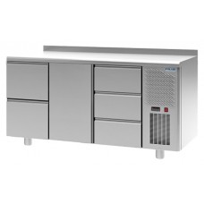 Стол холодильный POLAIR TM3GN-203-G с бортом