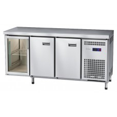 Стол морозильный Abat СХН-60-02 (2 двери, 1 дверь-стекло, без борта)