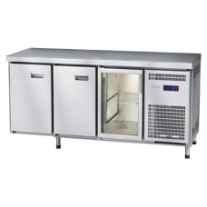Стол холодильный Abat СХС-60-02 (1 дверь-стекло, 2 двери, без борта)