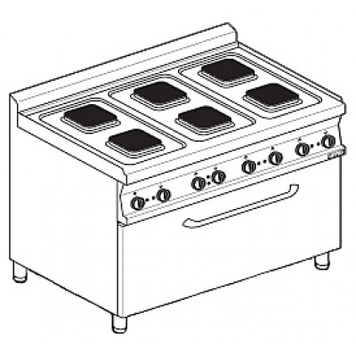Плита электрическая Lotus CFQ6-712ET