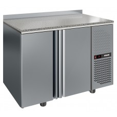 Стол холодильный POLAIR ТМ2-G гранит с бортом