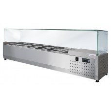 Витрина холодильная Finist ToppingBox НХВсп-6 с прямоугольным стеклом