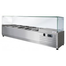 Витрина холодильная Finist ToppingBox НХВсп-5 с прямоугольным стеклом