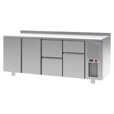 Стол холодильный POLAIR TM4-0021-G с бортом
