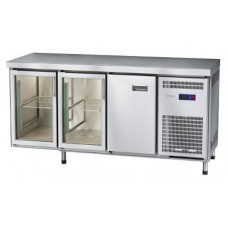 Стол холодильный Abat СХС-60-02 (1 дверь, 2 двери-стекло, без борта)
