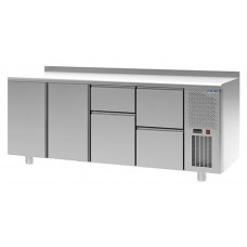 Стол холодильный POLAIR TM4-0012-G с бортом