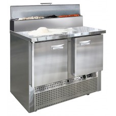 Стол холодильный для пиццы Finist СХСнпц-700-2 (нижний холодильный агрегат)