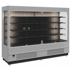 Горка холодильная Carboma FC20-07 VM 2,5-1 Light 9006-9005 (фронт X0, распашные двери)