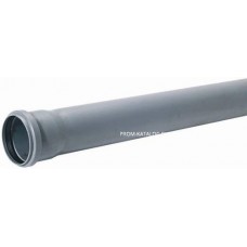 Труба для внутренней канализации СИНИКОН Standart - D110x2.7 мм, длина 750 мм (цвет серый)