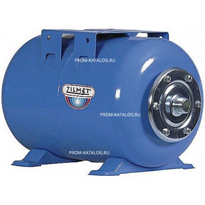 Гидроаккумулятор горизонтальный синий Zilmet ULTRA-PRO - 200л. (PN10, мемб.бутил, фланец стальной)