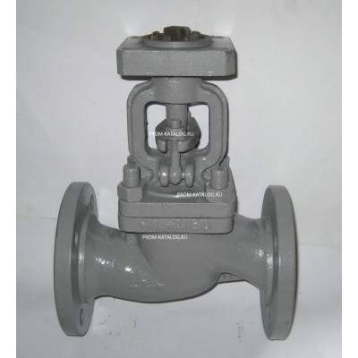 Клапан (вентиль) стальной запорный проходной сэлектроприводом РУ40 15С922НЖ