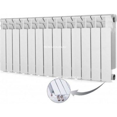 Биметаллический радиатор отопления RIFAR BASE VENTIL R 350 x13