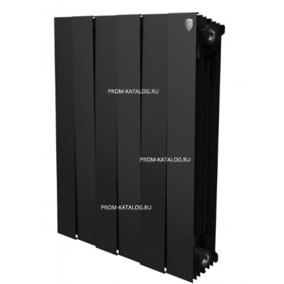 Биметаллический секционный радиатор Royal Thermo PianoForte Noir Sable 500 8 секций