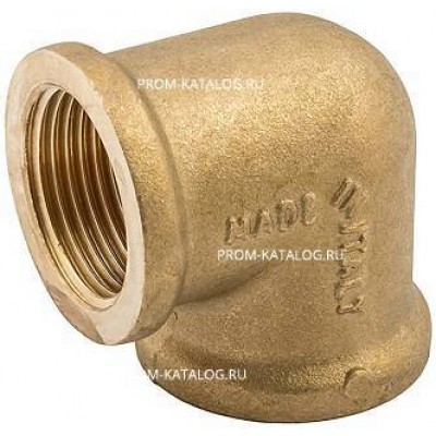 Отвод 90° с внутренней резьбой ELSEN METALIT EBF11 - 1/2" (латунь без покрытия)