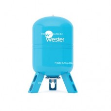 Гидроаккумулятор Wester WAV - 50 л. (PN10, Tmax100°C, вертикальный, на ножках)