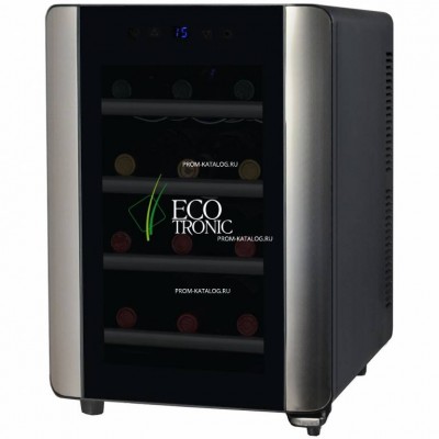 Отдельностоящий винный шкаф до 12 бутылок Ecotronic WCM-12TE