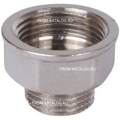 Удлинитель шестигранный STOUT - 1/2" x 3/4" (НР/ВР, латунь никелированная)