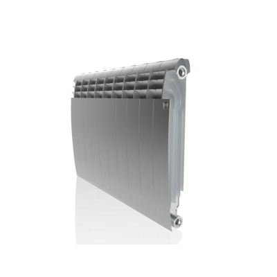 Алюминиевый радиатор Royal Thermo Biliner Alum 500 Silver Satin 10 секц.