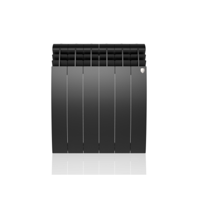 Алюминиевый радиатор Royal Thermo Biliner Alum 500 Noir Sable 6 секц.