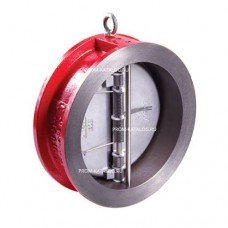 Клапан обратный межфланцевый RUSHWORK - Ду400 (ф/ф, PN16, Tmax 110°C, затворки нерж.сталь)