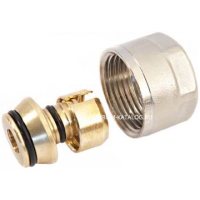 Соединение резьбозажимное STOUT - 16x2.2 x 3/4" (для пластиковых труб)