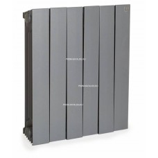 Биметаллический секционный радиатор Royal Thermo PianoForte Satin Silver 500 / 8 секций