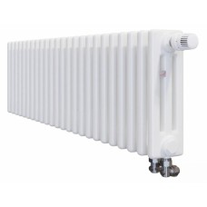 Стальной трубчатый радиатор 3-колончатый Zehnder Charleston Completto 3037/24/V001/RAL 9016