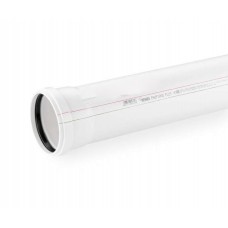 Труба для внутренней канализации REHAU RAUPIANO PLUS - D125x3.1 мм, длина 3000 мм (цвет белый)