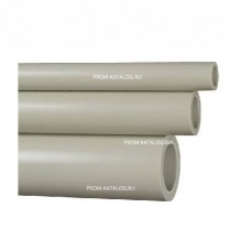 Труба полипропиленовая FV-Plast CLASSIC - 63×5,8 (PN10, штанга 4м, цвет серый)