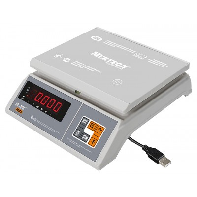 Весы настольные Mertech M-ER 326 AFU-3.01 Post II LED USB-COM