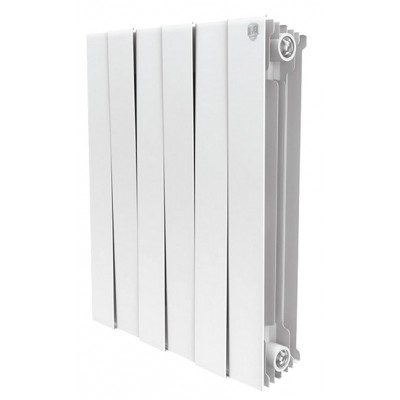 Биметаллический радиатор Royal Thermo Piano Forte 500/Bianco Traffico 8 секц.