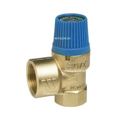 Клапан предохранительный WATTS SVW - 3/4", сброс 1" (ВР/ВР, Tmax 110°C, Рн 6 бар)