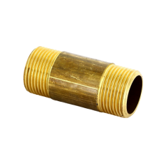 Удлинитель резьбовой Tiemme 1540 - 1/2", длина 60 мм (НР/НР, латунь без покрытия)