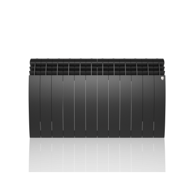 Алюминиевый радиатор Royal Thermo Biliner Alum 500 Noir Sable 12 секц.