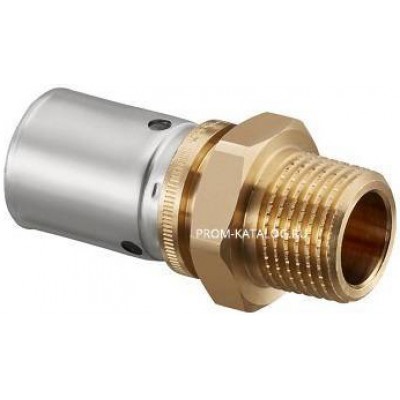 Переход на наружную резьбу Oventrop Cofit P - 50x4.5 x 1"1/2 (прессовой, латунь)
