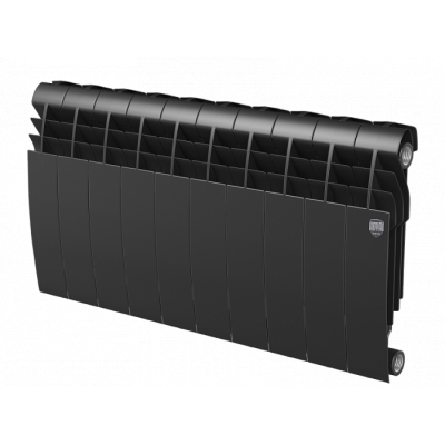 Биметаллический радиатор Royal Thermo Biliner 350 VD 10 секц. Noir Sable