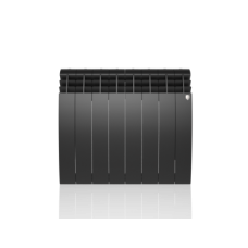 Алюминиевый радиатор Royal Thermo Biliner Alum 500 Noir Sable 8 секц.