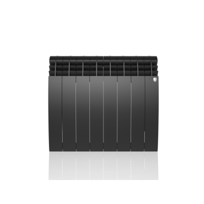 Алюминиевый радиатор Royal Thermo Biliner Alum 500 Noir Sable 8 секц.