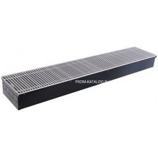 Конвектор внутрипольный STOUT - SCN 110x240x800 мм (решетка роликовая, анодированный алюминий)