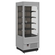 Горка холодильная Carboma FC20-07 VM 0,7-1 Light 9006-9005 (фронт X0 распашные двери)