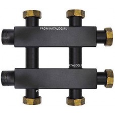 Коллектор котельной разводки WARME WCK140 - 1"1/2 НР на 3 контура 1"1/2 НГ + 1"1/2 НГ + 1"1/2 НГ
